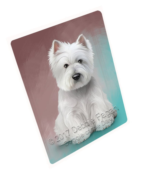 West Highland White Terrier Dog Tempered Cutting Board C49128