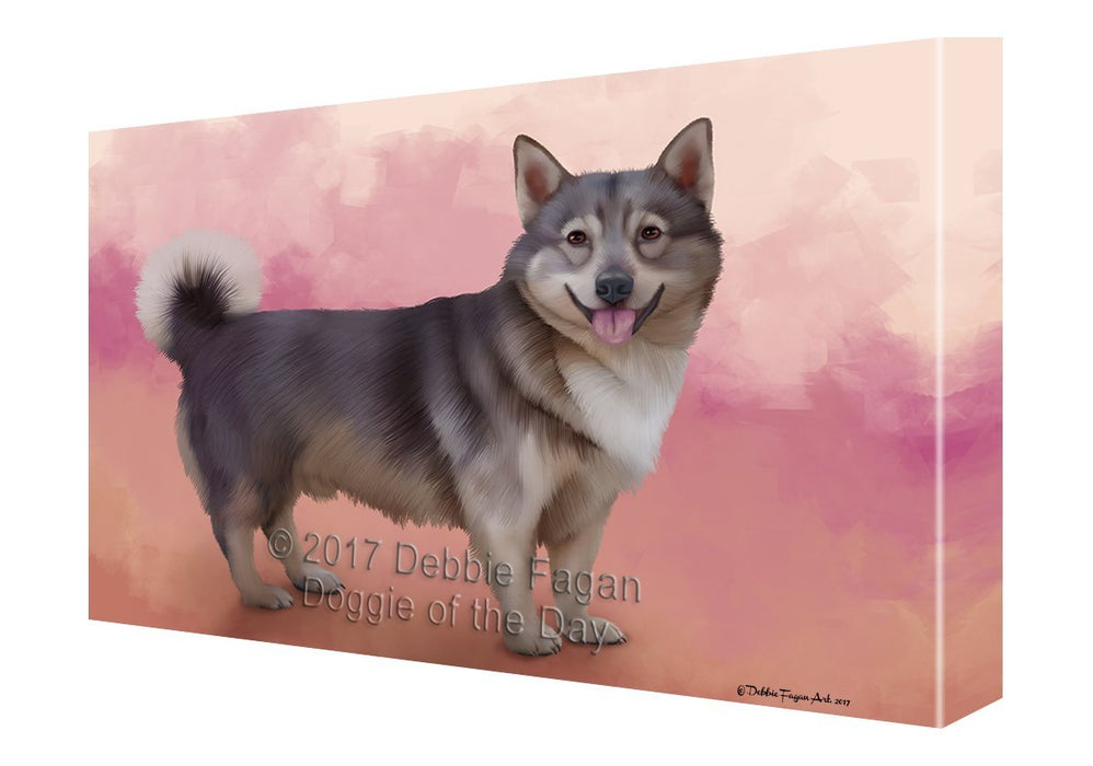 Swedish Vallhund Dog Canvas Wall Art D137