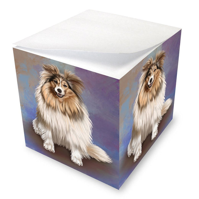 Shetland Sheepdogs Adult Dog Note Cube