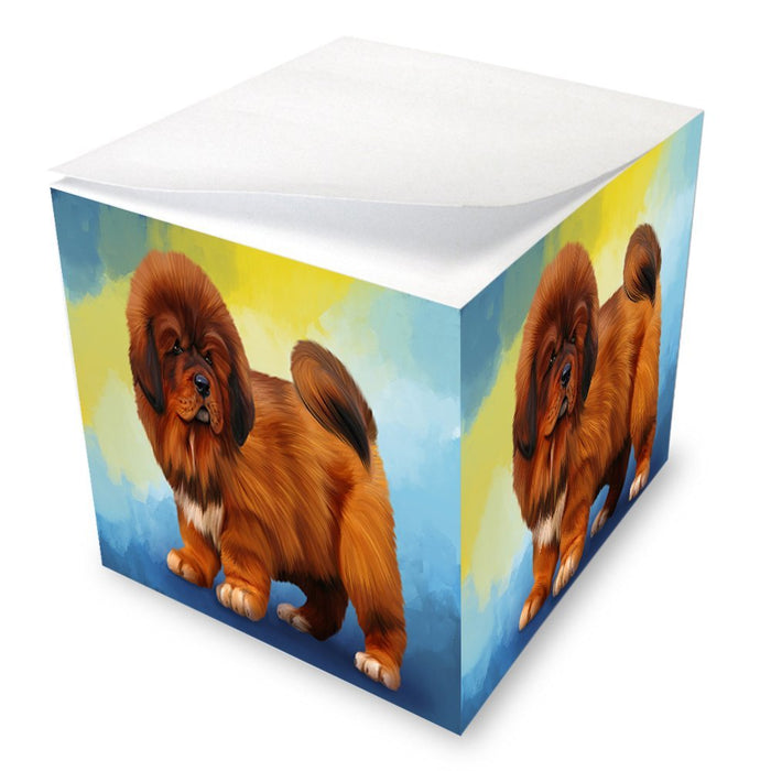 Tibetan Mastiff Dog Note Cube