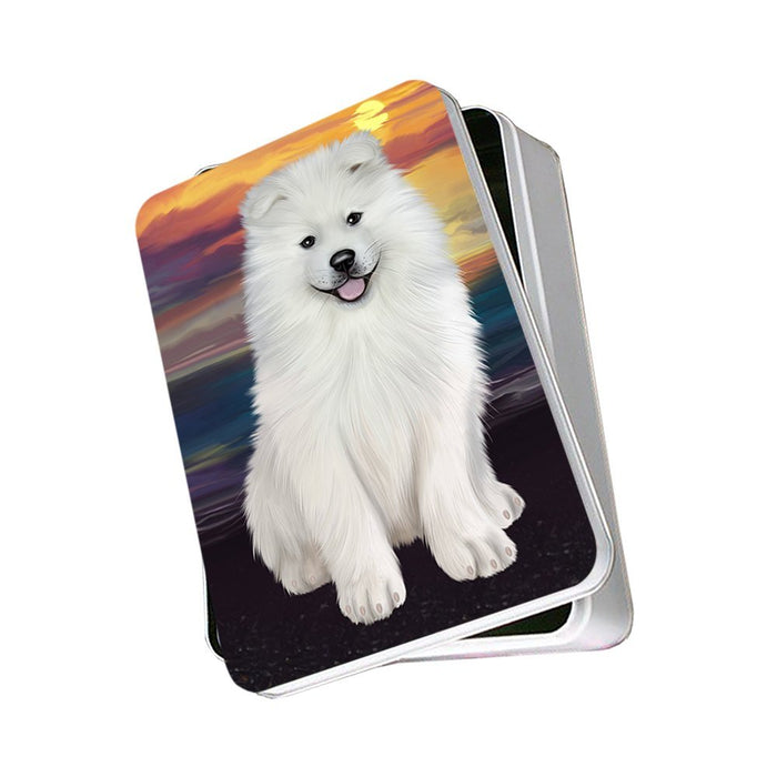 Samoyed Dog Photo Storage Tin PITN48525