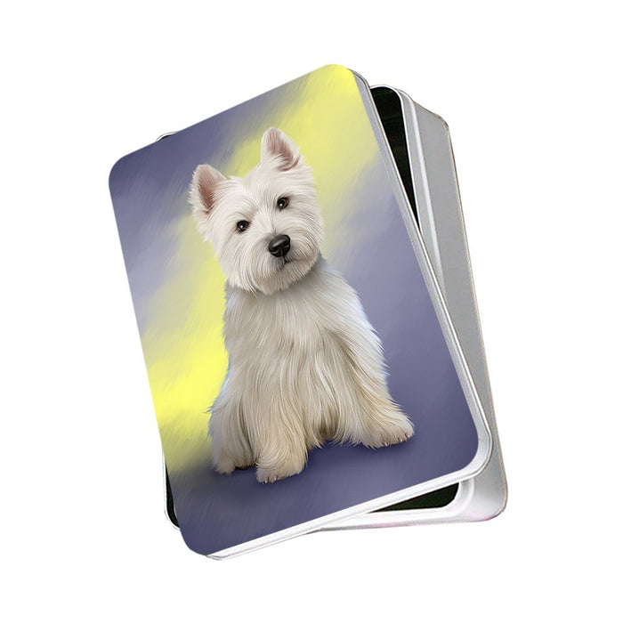 West Highland White Terrier Dog Photo Storage Tin PITN48373