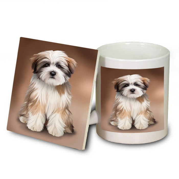 Tibetan Terrier Dog Mug and Coaster Set MUC48525