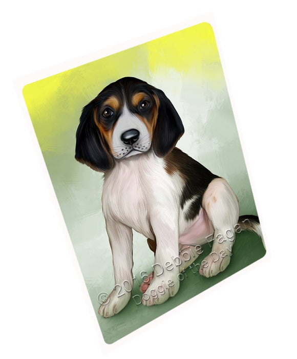 Treeing Walker Coonhounds Dog Art Portrait Print Woven Throw Sherpa Plush Fleece Blanket D187