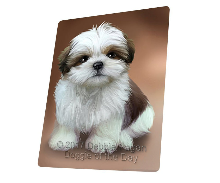 Shih Tzu Dog Tempered Cutting Board CB173