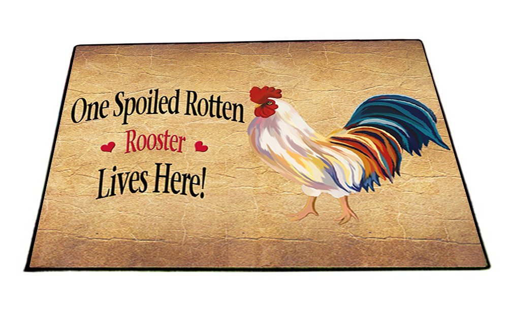 Spoiled Rotten Rooster Indoor/Outdoor Floormat