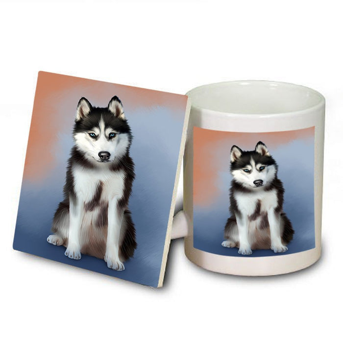 Siberian Husky Dog Mug and Coaster Set MUC48354