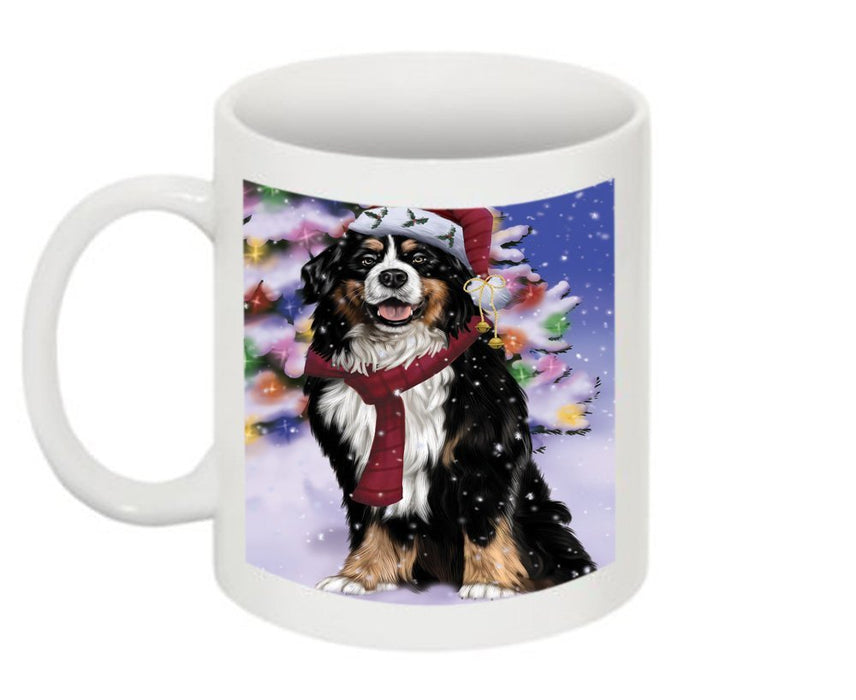Winter Wonderland Belgian Shepherd Dog Christmas Mug CMG0574