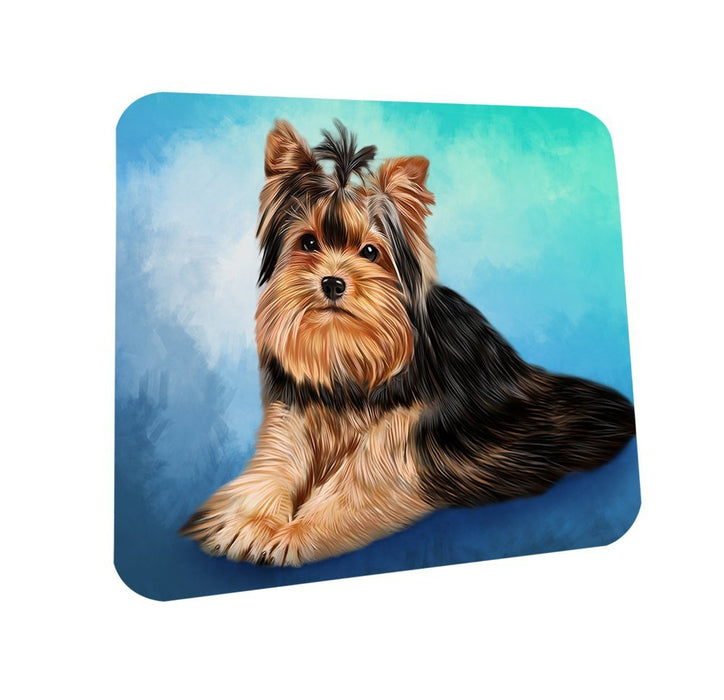 Yorkies Dog Coasters Set of 4