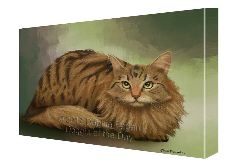 Siberian Cat Canvas Wall Art D119