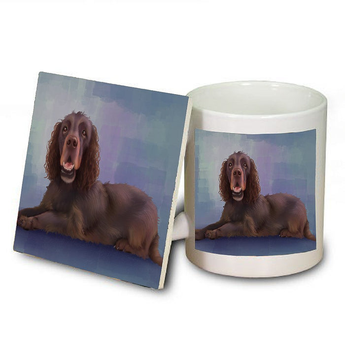 Sussex Spaniel Dog Mug and Coaster Set