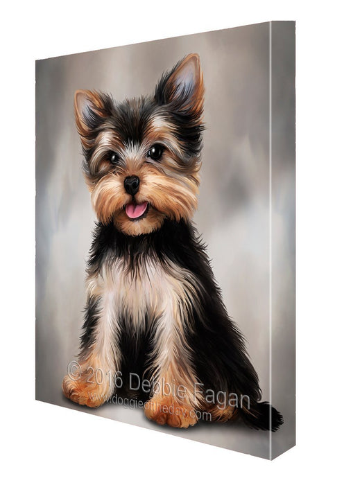 Yorkshire Terrier Dog Art Portrait Print Canvas
