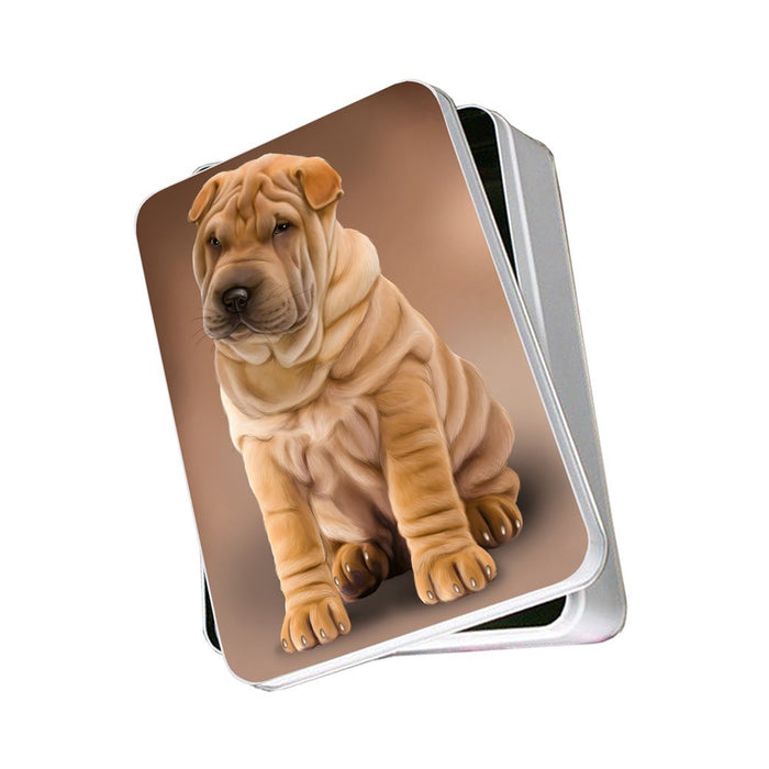 Shar-Pei Dog Photo Storage Tin