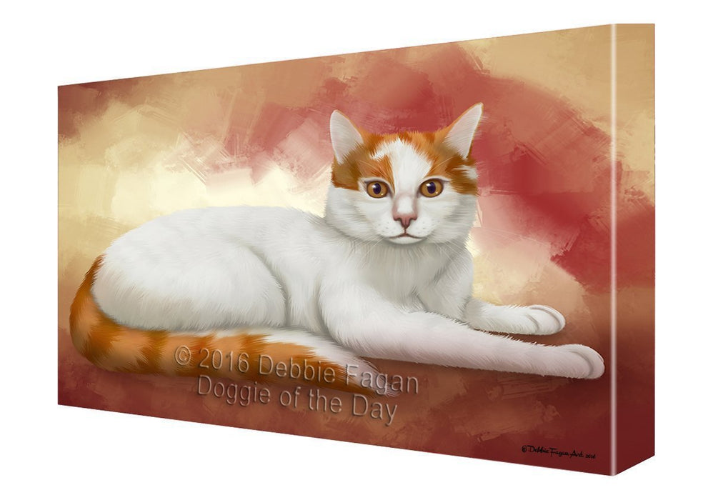 Turkish Van Cat Canvas Wall Art