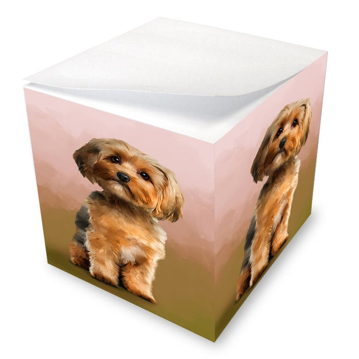 Yorkshire Terrier Dog Note Cube