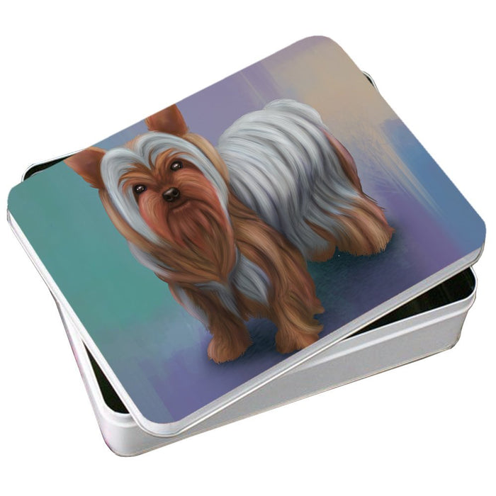 Yorkshire Terrier Dog Photo Tin