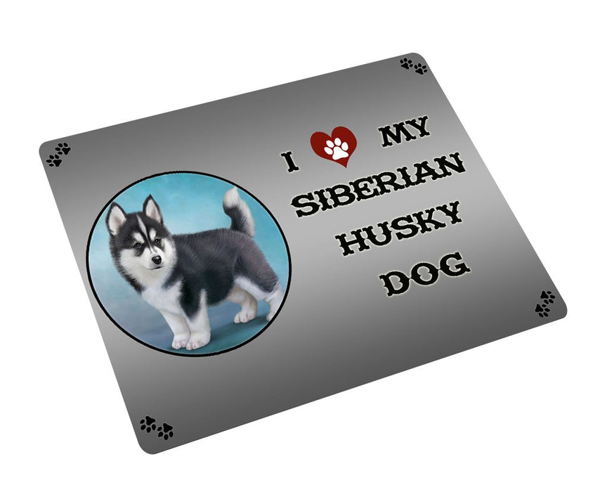 I Love My Siberian Husky Dog Magnet Mini (3.5" x 2") mg065