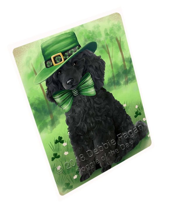 St. Patricks Day Irish Portrait Poodle Dog Magnet Mini (3.5" x 2") MAG51570