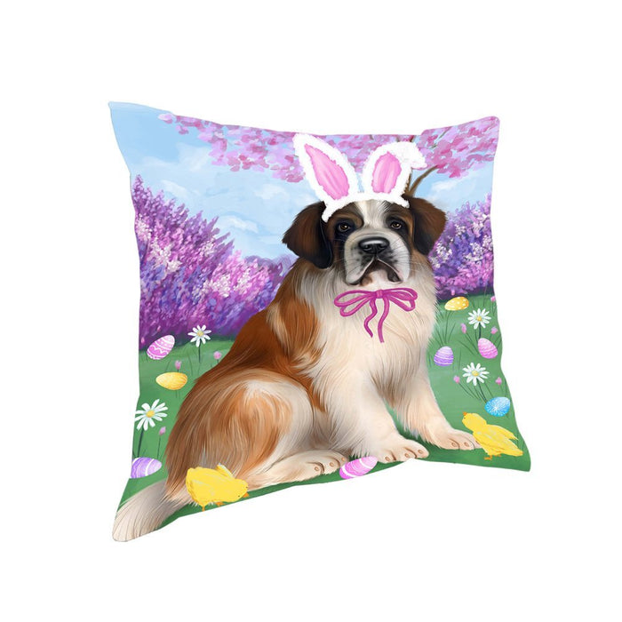 Saint Bernard Dog Easter Holiday Pillow PIL53348
