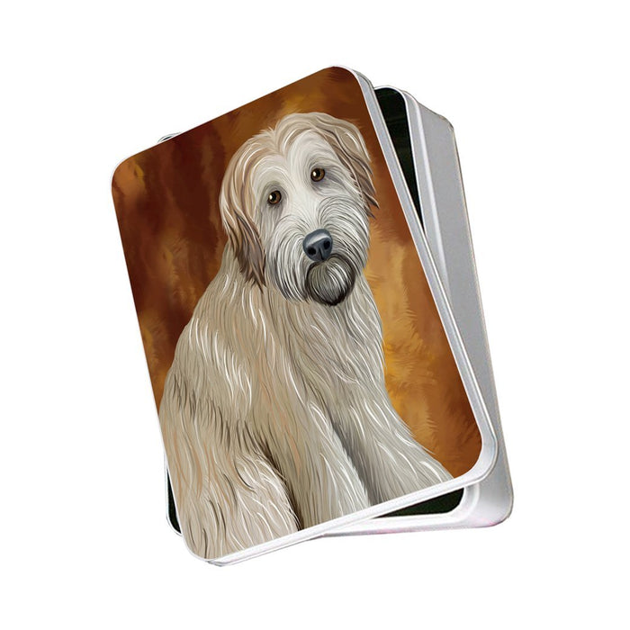 Wheaten Terrier Dog Photo Storage Tin