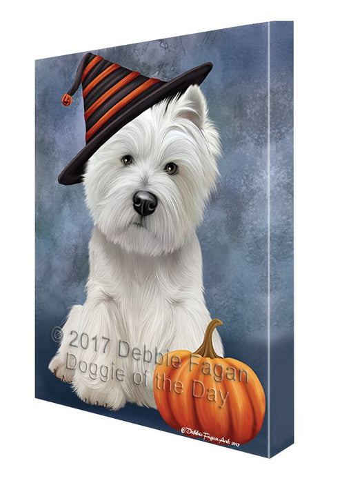 West Highland White Terrier Dog Canvas Wall Art CV365