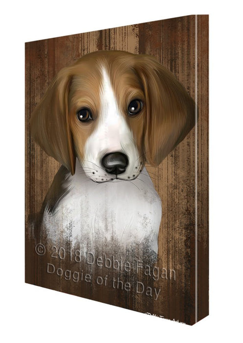 Rustic Treeing Walker Coonhound Dog Canvas Wall Art CVS61878 (8x10)