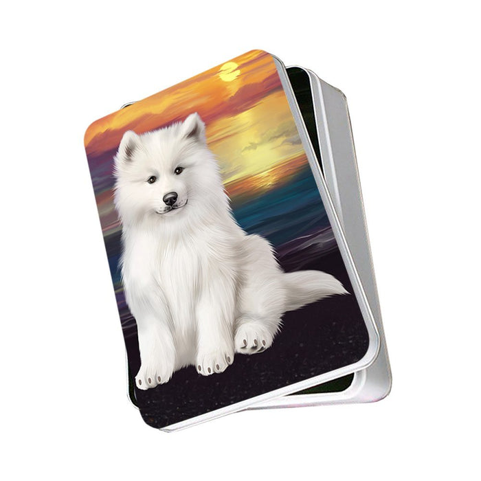 Samoyed Dog Photo Storage Tin PITN48523