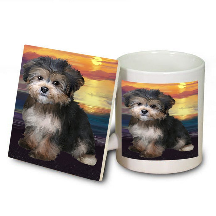 Yorkipoo Dog Mug and Coaster Set MUC48537