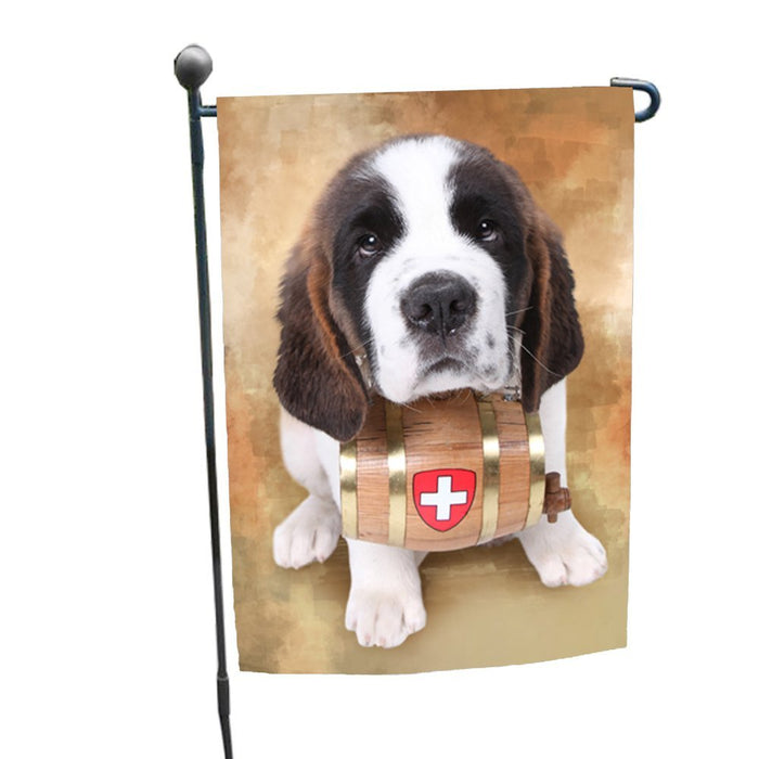 Saint Bernard Dog Garden Flag