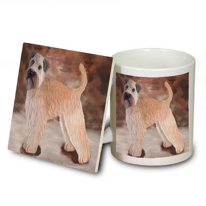 Wheaten Terrier Soft Coated Dog Mug and Coaster Set