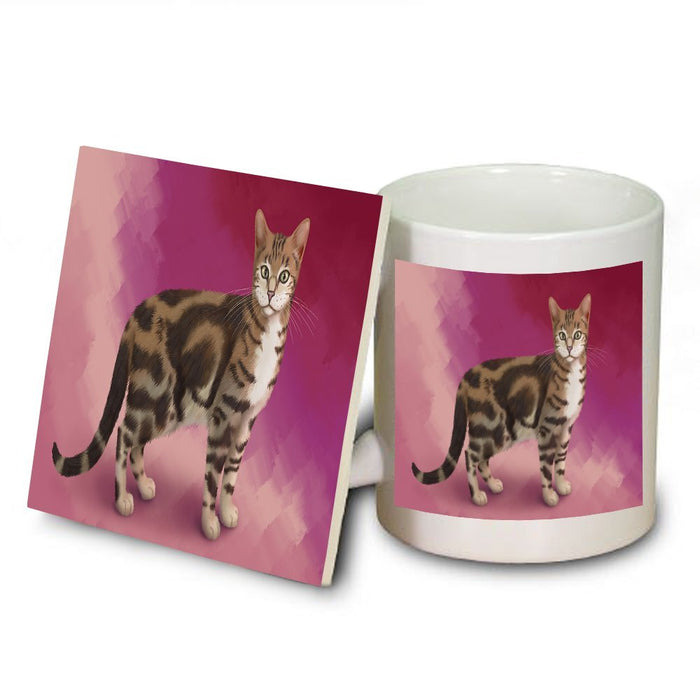 Sokoke Cat Mug and Coaster Set