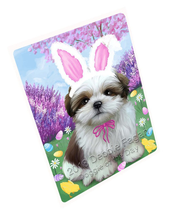 Shih Tzu Dog Easter Holiday Tempered Cutting Board C52083