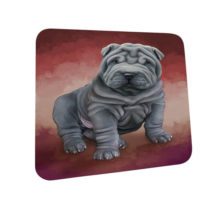 Shar Pei Dog Coasters Set of 4 CST48064