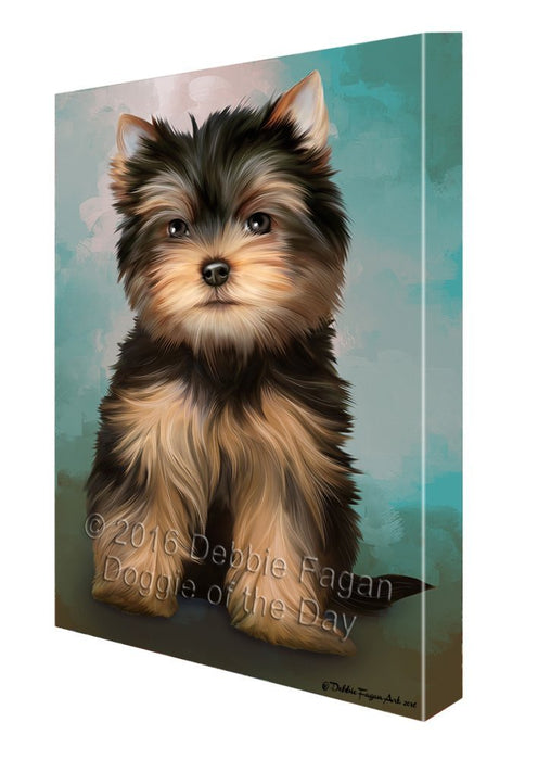 Yorkshire Terrier Dog Canvas Wall Art
