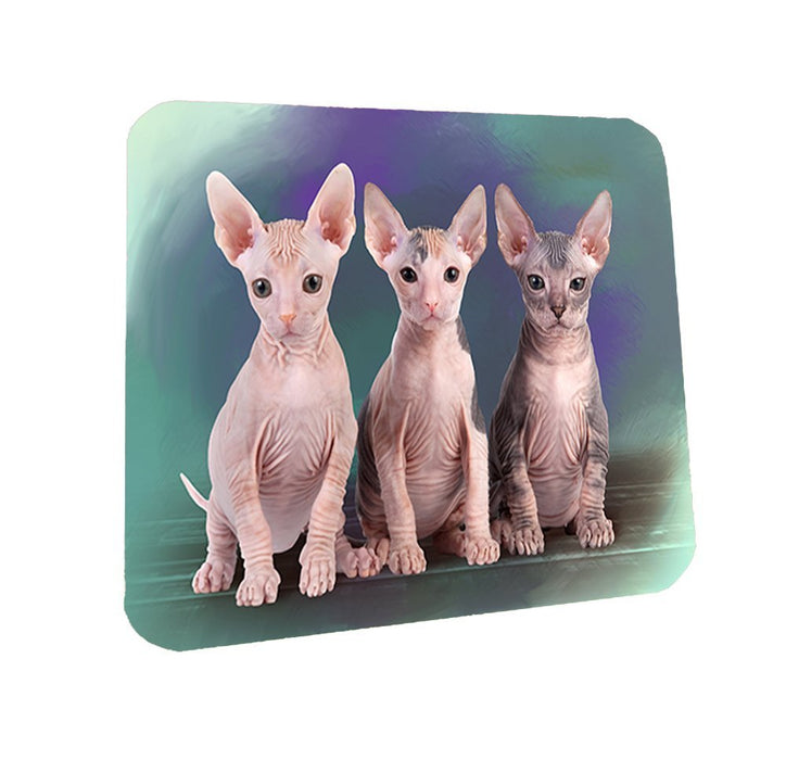 Sphynx Cat Coasters Set of 4