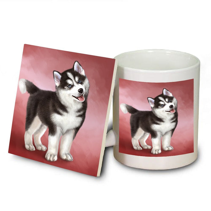 Siberian Husky Dog Mug and Coaster Set MUC48117