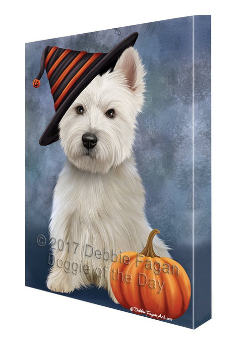 West Highland White Terrier Dog Canvas Wall Art CV366