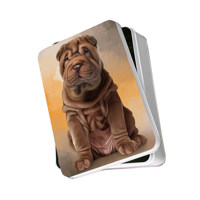 Shar Pei Dog Photo Storage Tin PITN48109