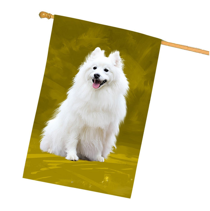 Samoyed Dog House Flag HF394