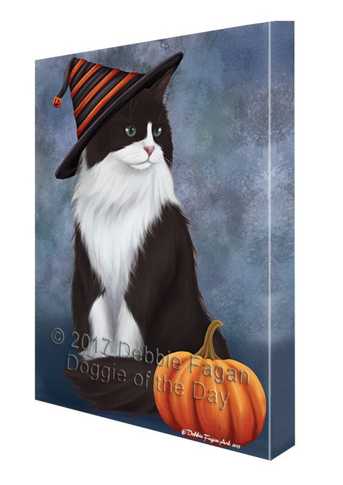 Tuxedo Cat Canvas Wall Art CV349