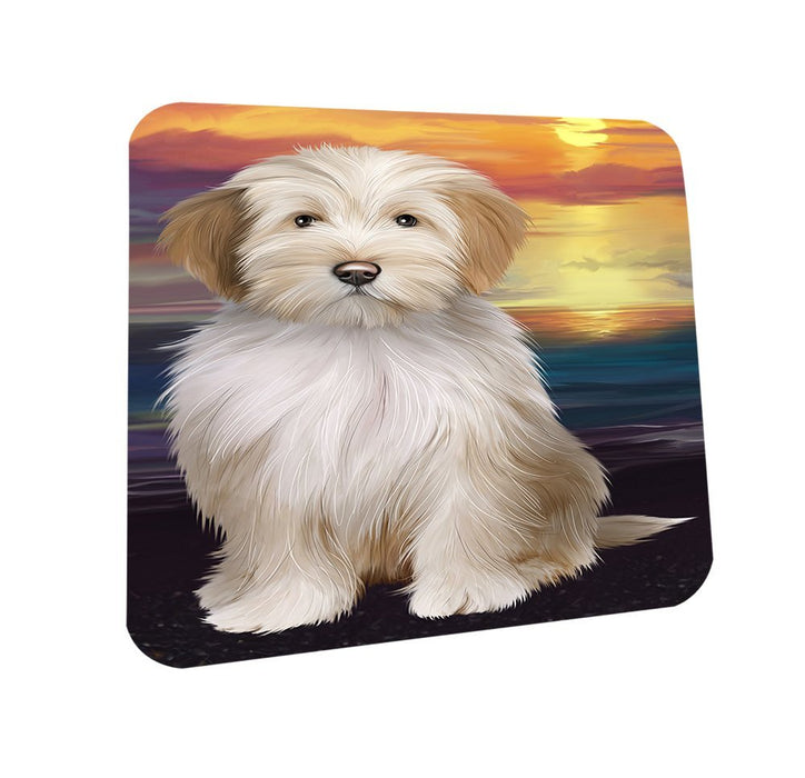 Tibetan Terrier Dog Coasters Set of 4 CST48488