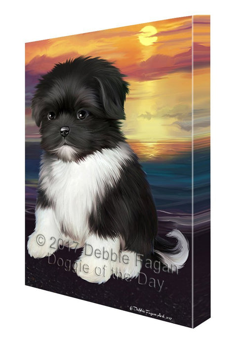 Shih Tzu Dog Wall Art Canvas CV219