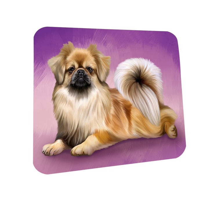 Tibetan Spaniel Dog Coasters Set of 4