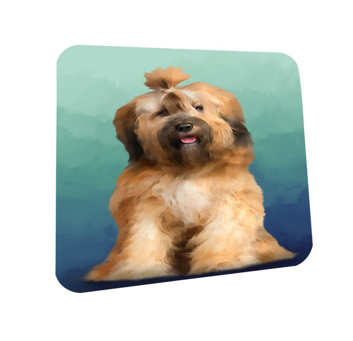 Tibetan Terrier Dog Coasters Set of 4