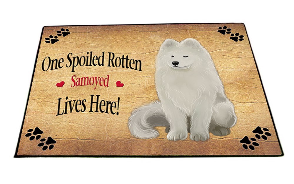 Samoyed Spoiled Rotten Dog Indoor/Outdoor Floormat