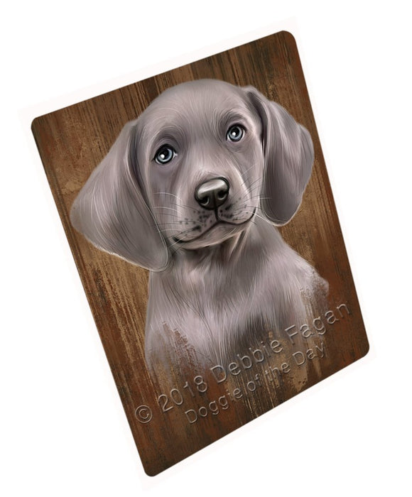 Rustic Weimaraner Dog Magnet Mini (3.5" x 2") MAG52644