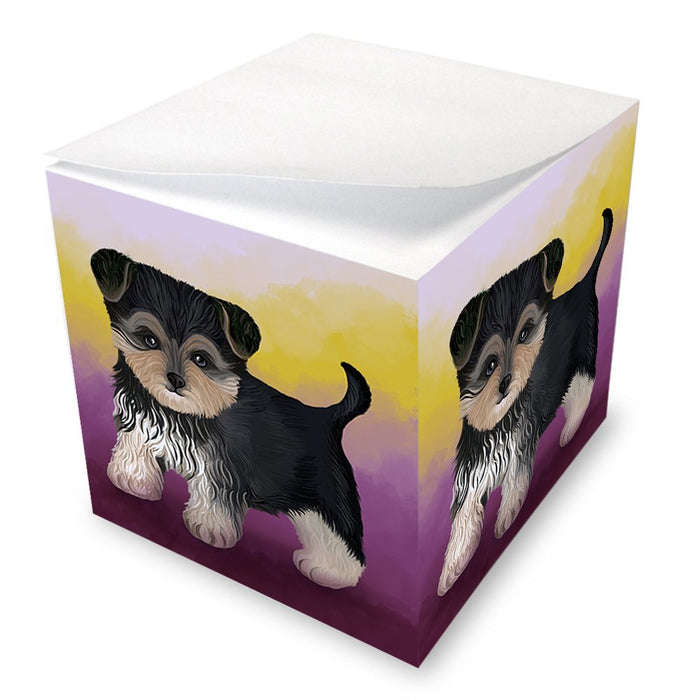 Yorkipoo Dog Note Cube