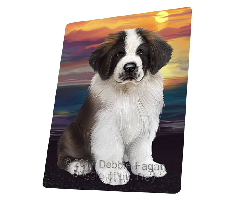 Saint Bernard Dog Magnet Mini (3.5" x 2") MG116