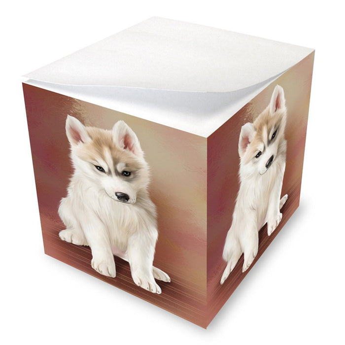 Siberian Husky Dog Note Cube