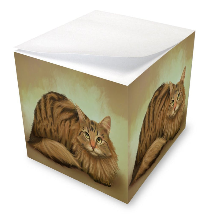Siberian Cat Note Cube